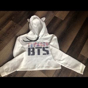 Cropped BTS hoodie